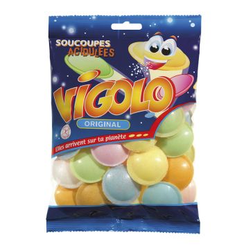 Sachet de 30 bonbons - Soucoupe acidulées - VIGOLO
