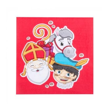 20 serviettes saint nicolas