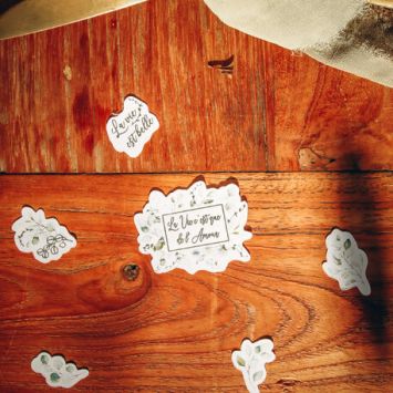 Assortiment de 100 Confettis - Collection Sauge Green