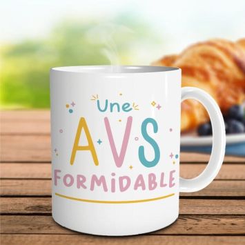 Mug - Une A.V.S. formidable - Collection Merci pour cette année