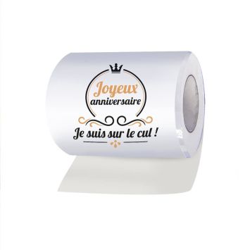 Rouleau de papier WC pour anniversaire - Joyeux Anniversaire