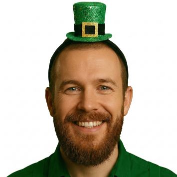 Serre-tête avec chapeau haut-de-forme - Saint-Patrick