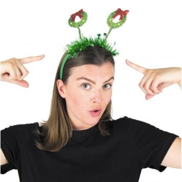 serre-tete de noel pour adulte avec paillettes | jourdefete.com