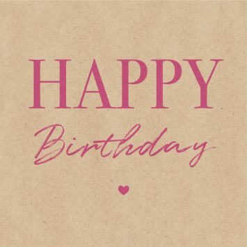Serviettes By Nature "Neon Graphic Happy Birthday" moderne et colorée | jourdefete.com
