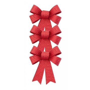 Set de 3 nœuds à accrocher - 12,7 cm - Modèle au Choix