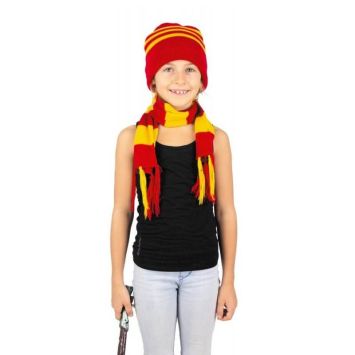 set de bonnet et écharpe apprenti sorcier pour enfant | jourdefete.com