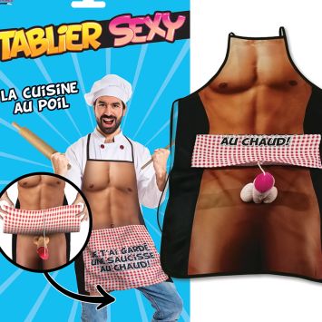 tablier sexy humoristique pour homme | jourdefete.com