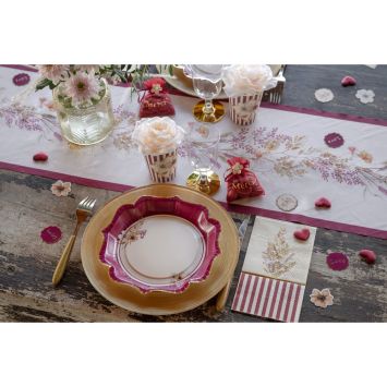 12 serviettes en papier - 33 x 40 cm - Collection Sienne