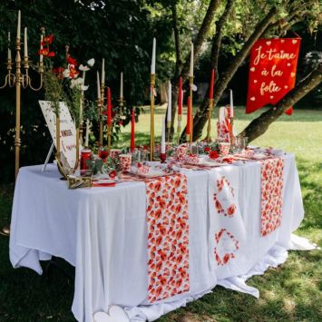 Soliflore Double Métal Or Antique sur Socle