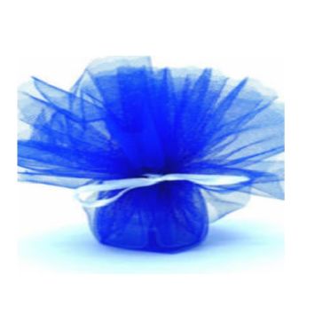 Tulle Cristal Découpé Marine