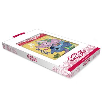 Feuille A5 comestible pour gâteau d'anniversaire - 14,8 x 21 cm - Stitch™