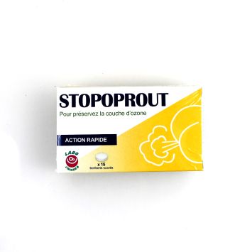 Boite de Médicaments Bonbons Humoristiques " Stopoprout"