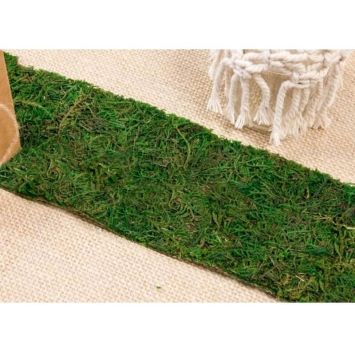 Sur Chemin de Table - Mousse Nature - Vert