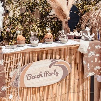 Pancarte en bois - Collection Beach and Surf Party