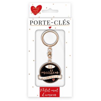 Porte Clé Elu Meilleur Amoureux
