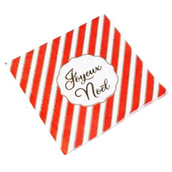 serviettes-rouge-blanc-noel-decoration-table | jourdefete.com
