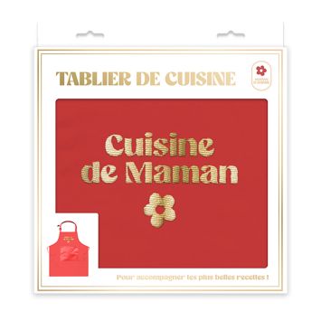 Tablier de cuisine "Cuisine de Maman" - Collection Maman d'Amour