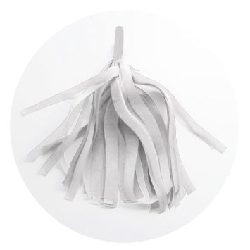 Guirlande 5 tassels - Blanc