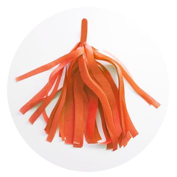 Guirlande 5 tassels - Orange