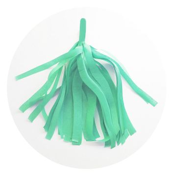 Guirlande 5 tassels - Vert d'Eau