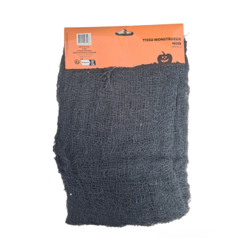 Tissu Monstrueux Noir - Tenture Halloween