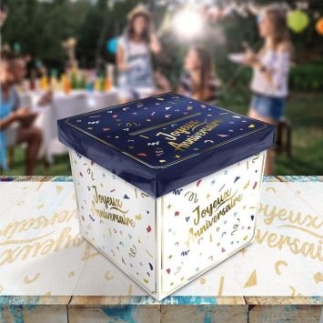 Urne - Joyeux Anniversaire - Collection Confettis