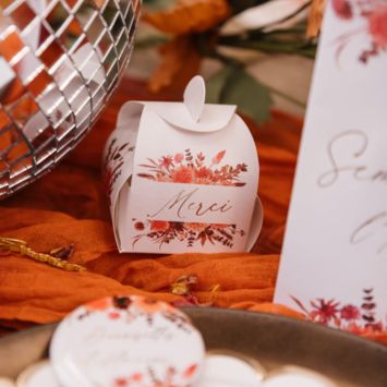 10 contenants "Merci" FSC® - 5 x 7 cm - Collection Time to Disco