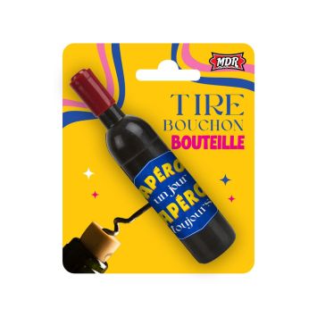 Tire-bouchon en forme de bouteille - Collection Apéro - Modèle au choix