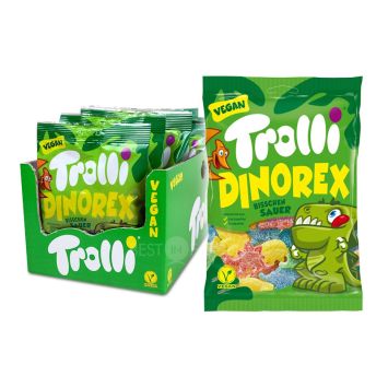 Sachet de bonbons gélifiés - Dinorex - Trolli - 100 g