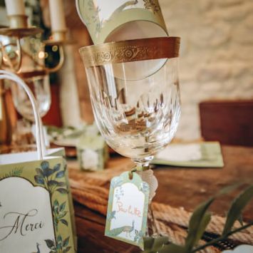 10 Étiquettes + Ruban Satin - Collection Tropical Peacock