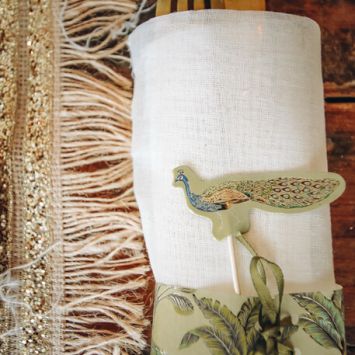 Assortiment de 12 Pics - Collection Tropical Peacock