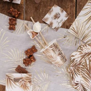 8 Gobelets en carton - Collection Tropicool