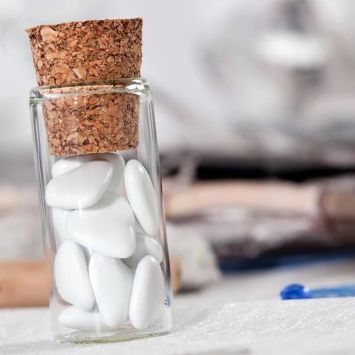 Eprouvette à dragées en verre - 5 cm