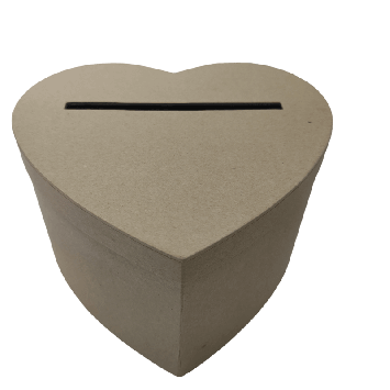 Urne en forme de cœur - 22 x 21 x 12 cm - Couleur au choix