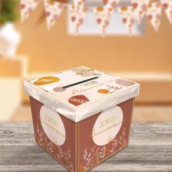 Urne - Joyeux Anniversaire - Collection Terracotta