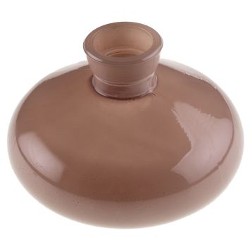 Vase Musarra en verre taupe au design moderne et raffiné | jourdefete.com