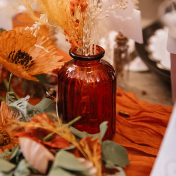 Vase en verre - Giorgia - 6,2 x 10 cm - Couleur au choix