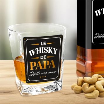 Verre à Whisky - Le Whisky de Papa - Collection Famille d'Amour