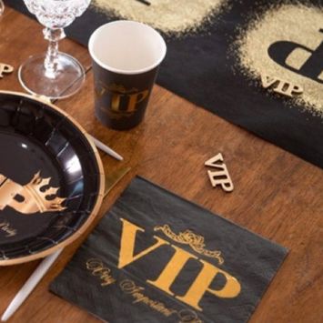 10 Serviettes en papier - Collection VIP