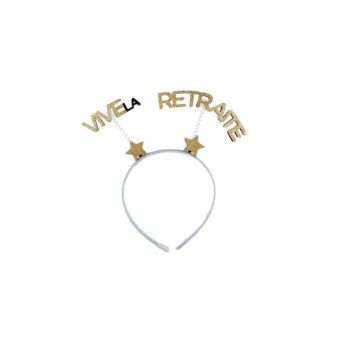 serre tete vive la retraite paillettes or | jourdefete.com