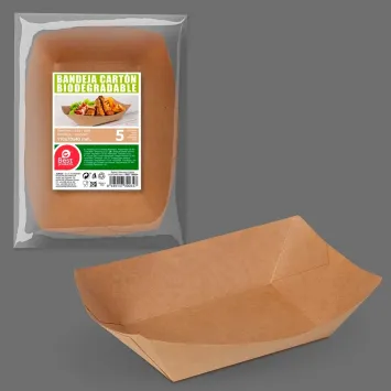 Plateaux carton biodégradables pour buffet | jourdefete.com