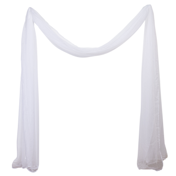 Voilage pour arche de cérémonie blanc | jourdefete.com
