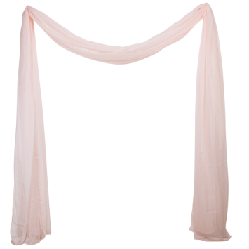 Voile pour arche de cérémonie - 2 x 6,2 cm - Couleur au choix