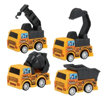 Lot de mini camions de chantier jouets pour enfant | jourdefete.com