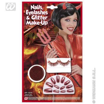 Set d'Accessoires de Diablesse - Maquillage Halloween