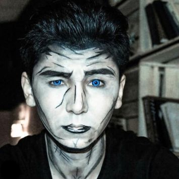 Lentilles Fantaisies  - Bleu - Wolf - 1 Jour (Sans correction)