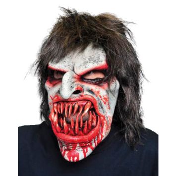 Masque Intégral en Latex de Monstre Déchiqueteur 