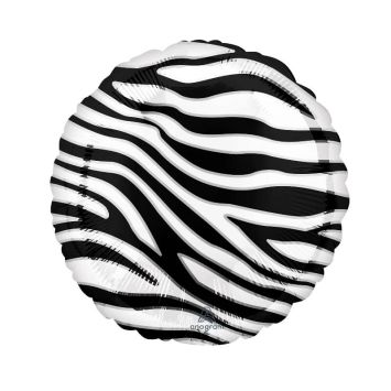 ballon aluminium helium zebre | jourdefete.com