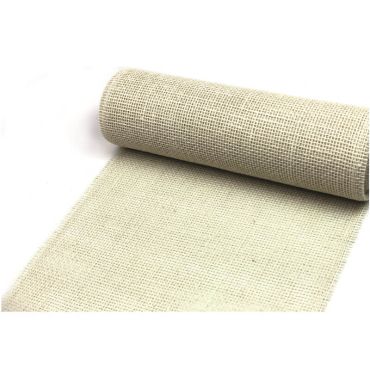 Chemin de Table en Jutes - Fibres végétales - Blanc | jourdefete.com Chemin de Table en Jutes - Fibres végétales - Blanc | jourdefete.com