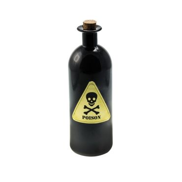 Bouteille en Verre Noire - Poison
